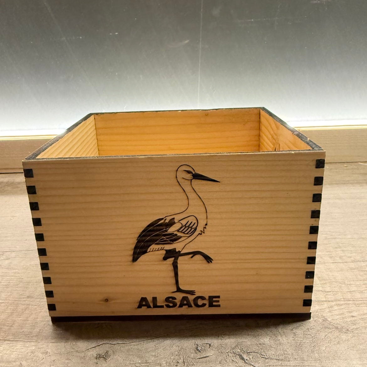 Boîte de rangement Alsace en bois - 3Dvolution