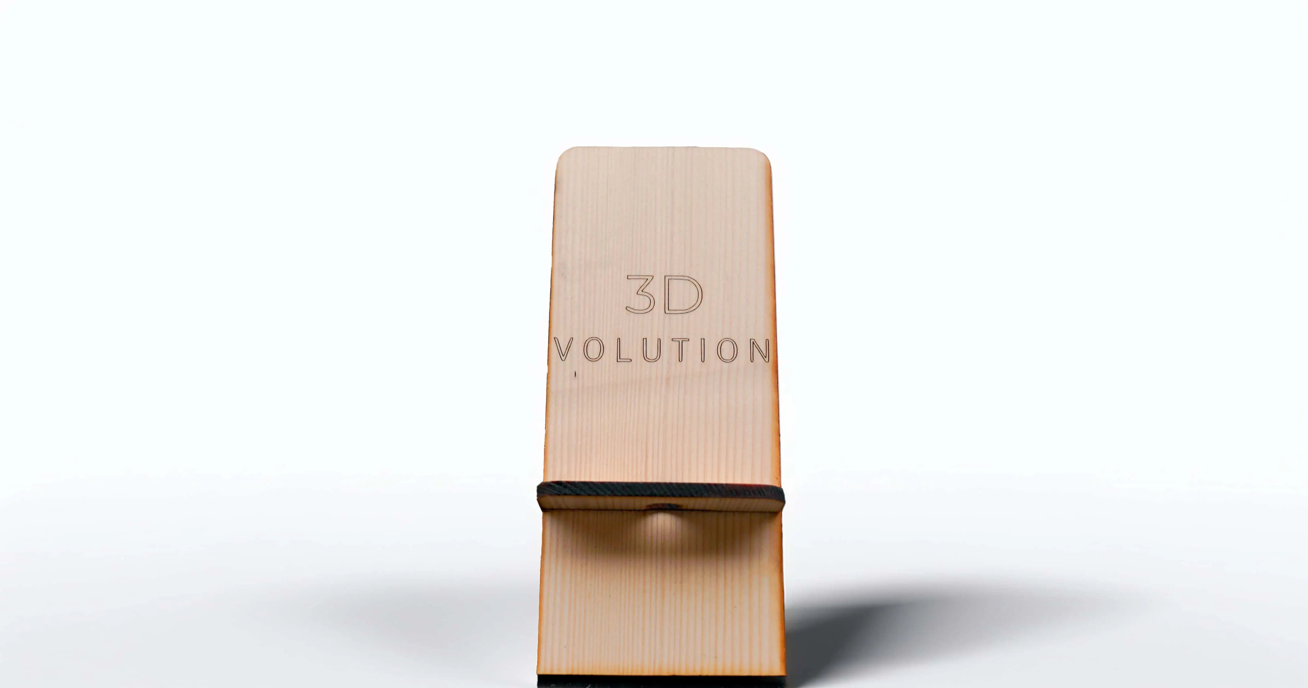 Support de téléphone en bois - 3Dvolution